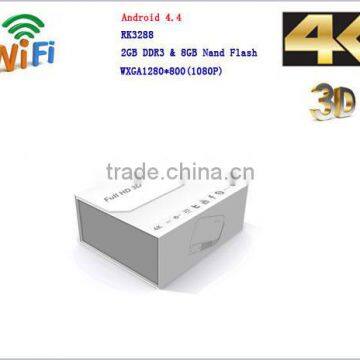 Built-in Wi-Fi, 1500 Lumens DLP Home Theater 3D Smart Portable Projector Supports WXGA 1280x800p photo-6