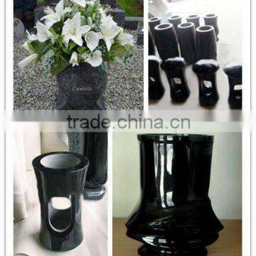 tombstone black vase