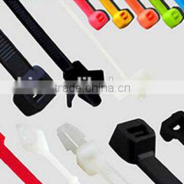 double lock cable tie, double loop cable tie, plastic cable tie 8*400