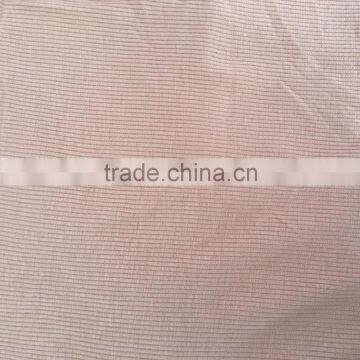 185g/sm knit pink rayon spandex 2X2 rib fabric for sweat shirt and tank tops