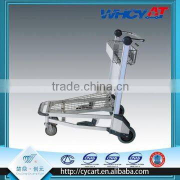Double Stainless Steel Chassis Luggage Trolley photo-2