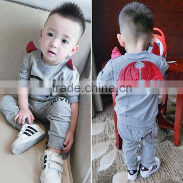 Fancy Pattern Child Clothes Cartoon Design Children Clothing Set For Wholesale