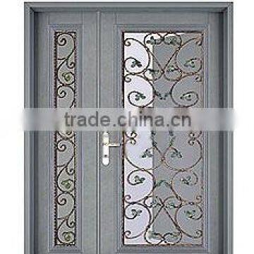 steel security door-in-door