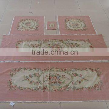 silk hand wove aubusson sofa cover set