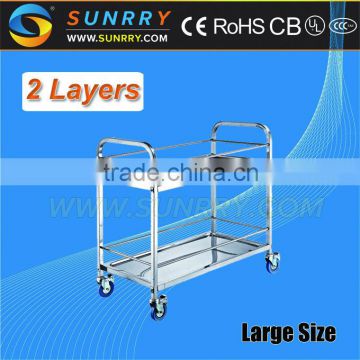 2015 New Style Good Quality Foldable Hand Push Cart With Wheel And Restaurant Car