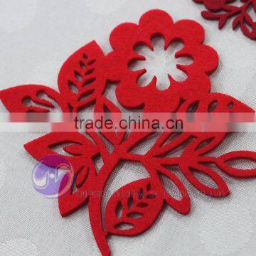 China Wholesale Die Cut Laser Cut Felt Tea Cup Coaster photo-3