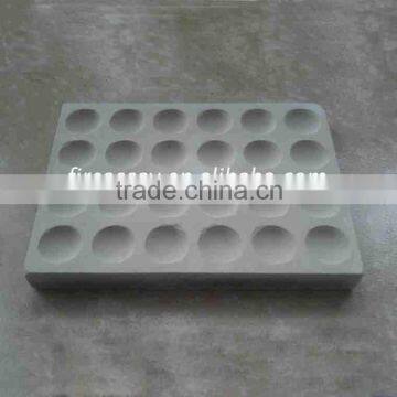 24 hole plate cupels ,megnesia/bone ash cupels for cupellate