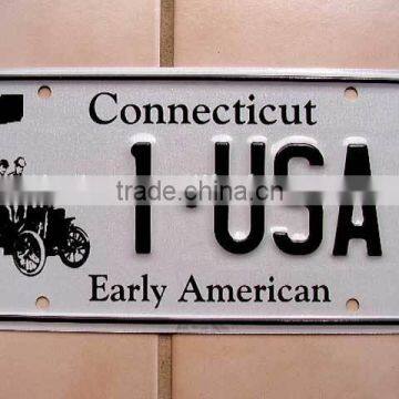 license number plate,car plate,reflective film number plate