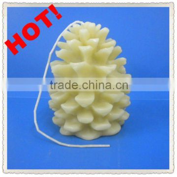 HOT SALE artificial Pinecone Shape wax LED Candle