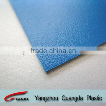 Blue rough matt rigid PVC sheets for offset printing