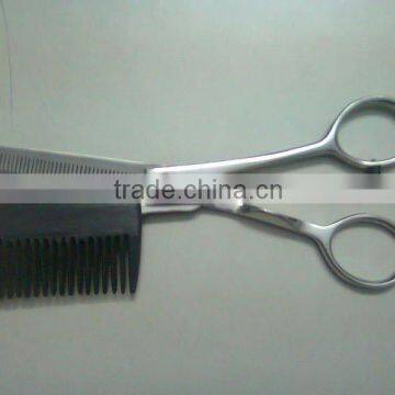 Comb teeth scissors