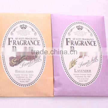 Wardrobe/closet many scents for your choice wholesale envelope scented sachet                        
                                                Quality Choice