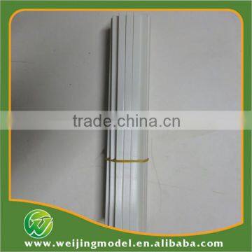 Pvc Square Tube White Plastic Square Model Tube Tube Model Model Tube photo-2