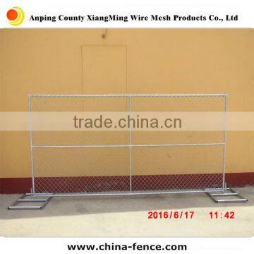 American chain link construction fence / construction barrier for sale