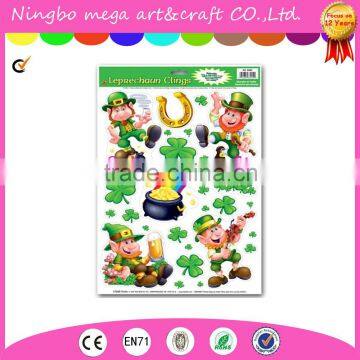 Leprechaun/Shamrock Clings Party Accessory (1 count) (10/Sh)