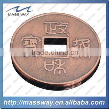Custom 3D Zinc Alloy Plating 24K Gold Coin photo-4