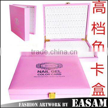 150 colors CROWN nail gel color card,gel polish color display book