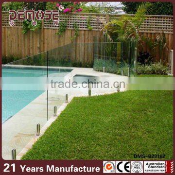 steel glass fence panel factory supply