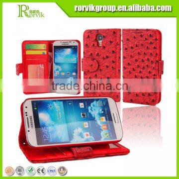 for Samsung Galaxy S4 I9500 new arrivel PU leather phone protective case