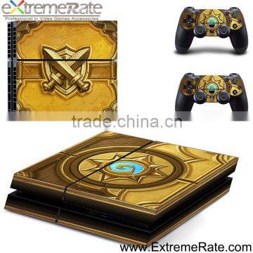 Hearthstone game console replacement vinyl decal cover for PS4 Sony Playstation 4 controller skin case