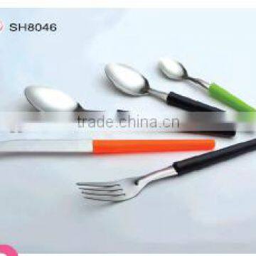 Stainless Steel Cutlery Set With Plastic Handle photo-5