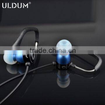 Uldum logo new fashion sport Jack 3.5mm stereo metal earphone