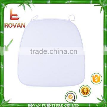 Chiavari Chair Cushion PU leather cushion chair pad white color cushion