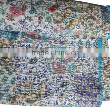 RTKQ-8 New Design wholesale indian kantha quilts / Bed covers kantha quilt wholesale kantha throw From India Jaipur