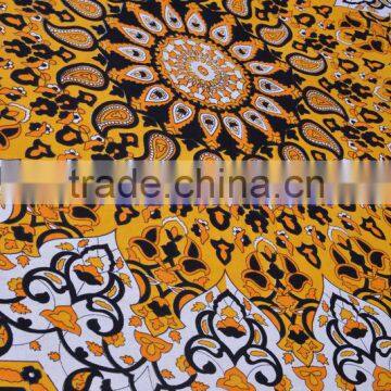 100%Cotton Indian Star Mandala Decorative Handmade Hippy Tapestry Throw Cotton Ethnic Bedspread Bohemian Wall Hanging Tapestries photo-5