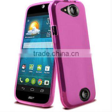 hot pink tpu case for Acer Liquid jade/jade s case with high quality factory price