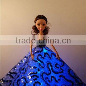 Multicolor LED Dolls for Little Girls / Flashing Party & Wedding Supplies