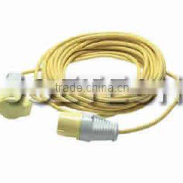 CEE Extension Cords with 1 6A/230V~ IP44 CEE plug & socket H05VV-F/H05RN-F 3G1.5