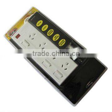 Australian SAA Power Strip 10A 250V 4V-75 3x1.0 power board 1.0m