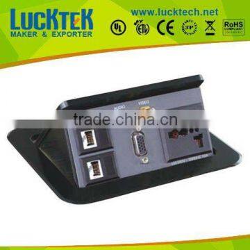 RCA and VGA tabletop socket