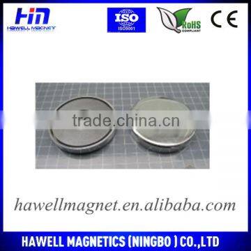round ferrite pot magnet holding magnet