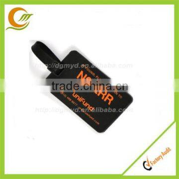 Customized logo wholesale PVC luggage tag Promotional luggage tag