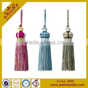 Decoration tassel rayon material tassel type small tassel for textiles