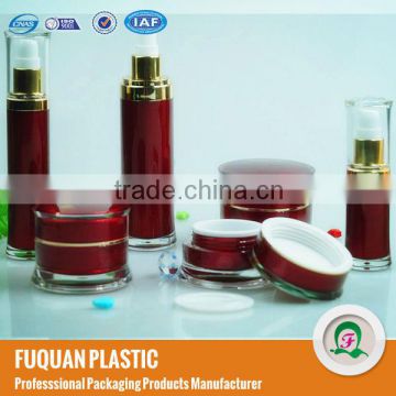 Skin care cosmetic acrylic packaging bottles jars set