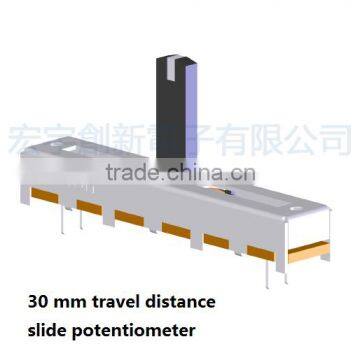 A50k slide potentiometer plastic shaft metal shaft slide potentiometer 30mm