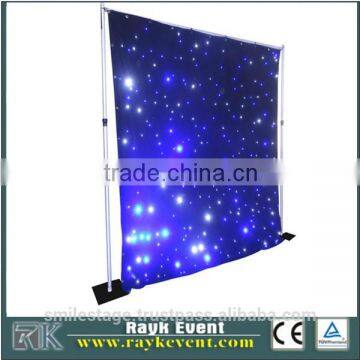 outdoor concert stage led screen panels led color changing curtain light