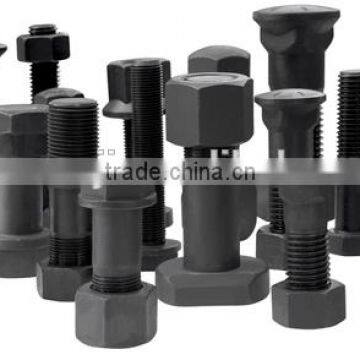 excavator undercarriage parts high tensile bolts and nuts