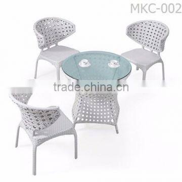 Synthetic Rattan Dining Set Aluminium Frame - Wicker rattan dining set