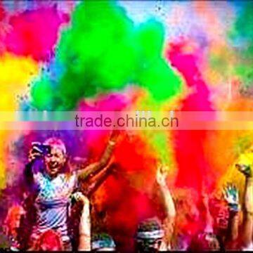 Mooth colorful and environmental-friendly holi powder 6 color washable powder Lots of fun Easy to clean safe holi powder