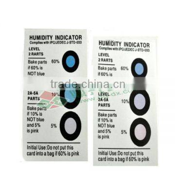 Color Change Brown to Pink Humidity Indicator Card 3 Spots Azure photo-6
