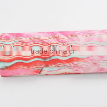 colorful cloth wrapped PU optical case