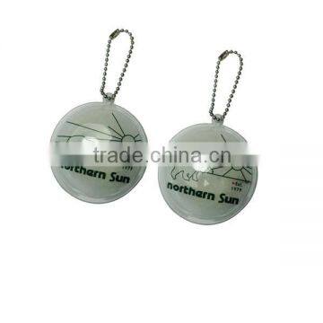 Cheap High Quality Transaparent Ellipse Down Coat Hang Tag photo-3