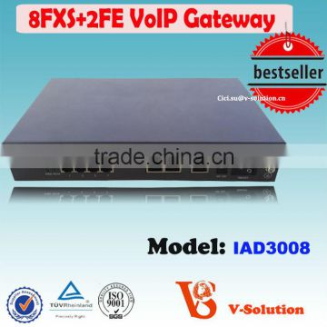 8 ports asterisk sip trunk voip gateway