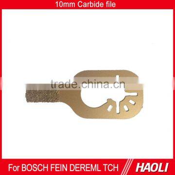 10mm (3/8'') quick change Carbide file for oscillating tool