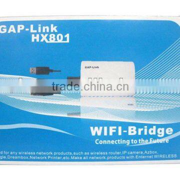 new free driver Hx801 150mbps mini wifi bridge rj45 wireless