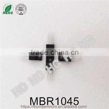 Original MBR1045 Schottky barrier rectifier diode 10A 45V TO-220